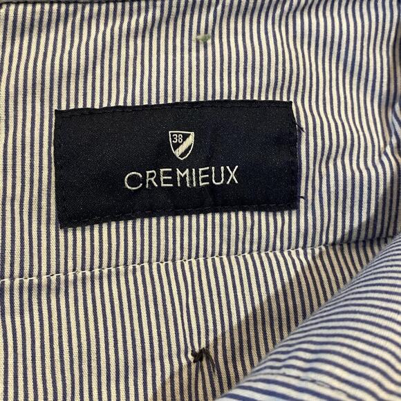 Daniel Cremieux Mens Size 36 Navy Pinstripe Newport Cotton Shorts. - Picture 4 of 5